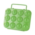 thumbnail image 2 of GROWTH TANK Porte-Oeufs de Camping Compact Boîte de Rangement pour Oeufs à 12 Compartiments pour Pique-Nique Randonnée VR Vert, 2 of 9