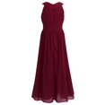 thumbnail image 2 of AAMILIFE Robe Fille Brodée Fleur Formelle Fête Robe de Bal Bal Princesse Demoiselle d'Honneur Robe de Mariage, 2 of 5