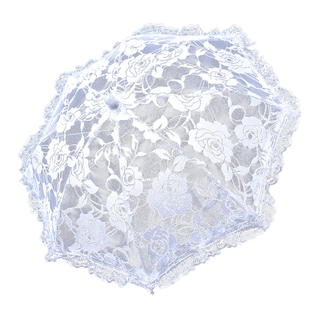 White Lace Decorative Umbrella Photography Scene Prop Umbrella
