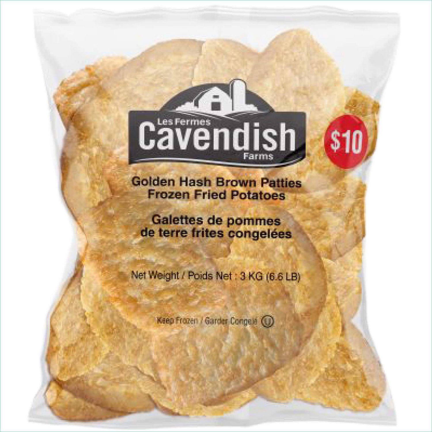 Cavendish Farms Golden Hash Brown Patties | Made in Canada | Proud
