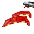 thumbnail image 2 of Edtara Heavy Duty Car Ramps Set, 8000 lbs Capacity, Two Steel Auto Ramps with Reflective Strips, 35"x13"x9", for Safe Vehicle Maintenance and Repairs, 2 of 6
