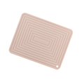 thumbnail image 1 of Waterproof Dish Drying Mat Hot Pot Holder Heat Resistant Dish Draining Mat pink, 1 of 9