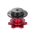 thumbnail image 4 of Unique Bargains Universal 6 Hole Car Steering Wheel Hub Adapter Quick Release Boss Kit Red Aluminium Alloy, 4 of 7