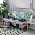 thumbnail image 2 of CHOK 2024 Futon Slipcover Armless Sofa Cover Stretch Sofa Bed Slipcover Protector Elastic, 2 of 2