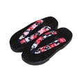 thumbnail image 2 of maskred Japanese Clogs Slippers Geta Sandals Flops for Men Women Fashionable and Versatile Black Round Size 40 1Set, 2 of 6