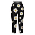 thumbnail image 2 of Birdeem Pantalon Court d'Été Décontracté pour Femme à Taille Élastique Imprimé, 2 of 5