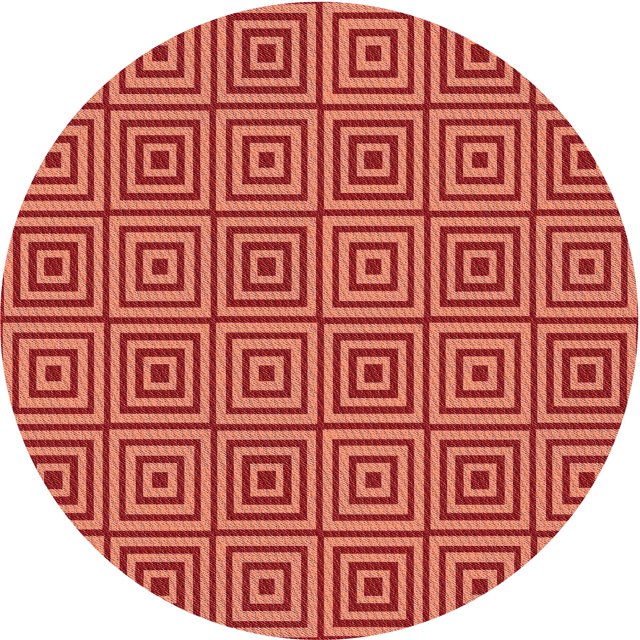 Ahgly Company Tapis Rond Lavable en Machine Intérieur Cône de Construction Orange, 4 Pieds Rond