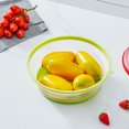 thumbnail image 4 of Retrok Microwave Cover Foldable Microwave Lid with Hook Design Multi-purpose Microwave Sleeve Collapsible Food Plate Cover BPA-Free & Non-Toxic for Fruit Vegetables Kitchen Cooking (Green), 4 of 8