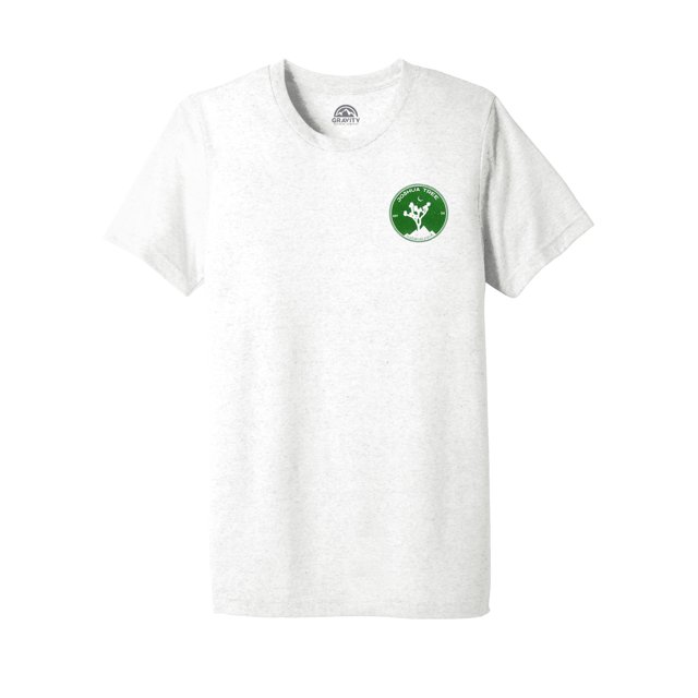 Joshua Tree Water-Based Unisex T-Shirt - White/Kelly Logo - 3XL