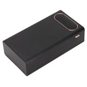Input Output Battery Charger, Reusable Portable 12 Batteries DIY Power Charger Case  For Mobile Phone Black,White