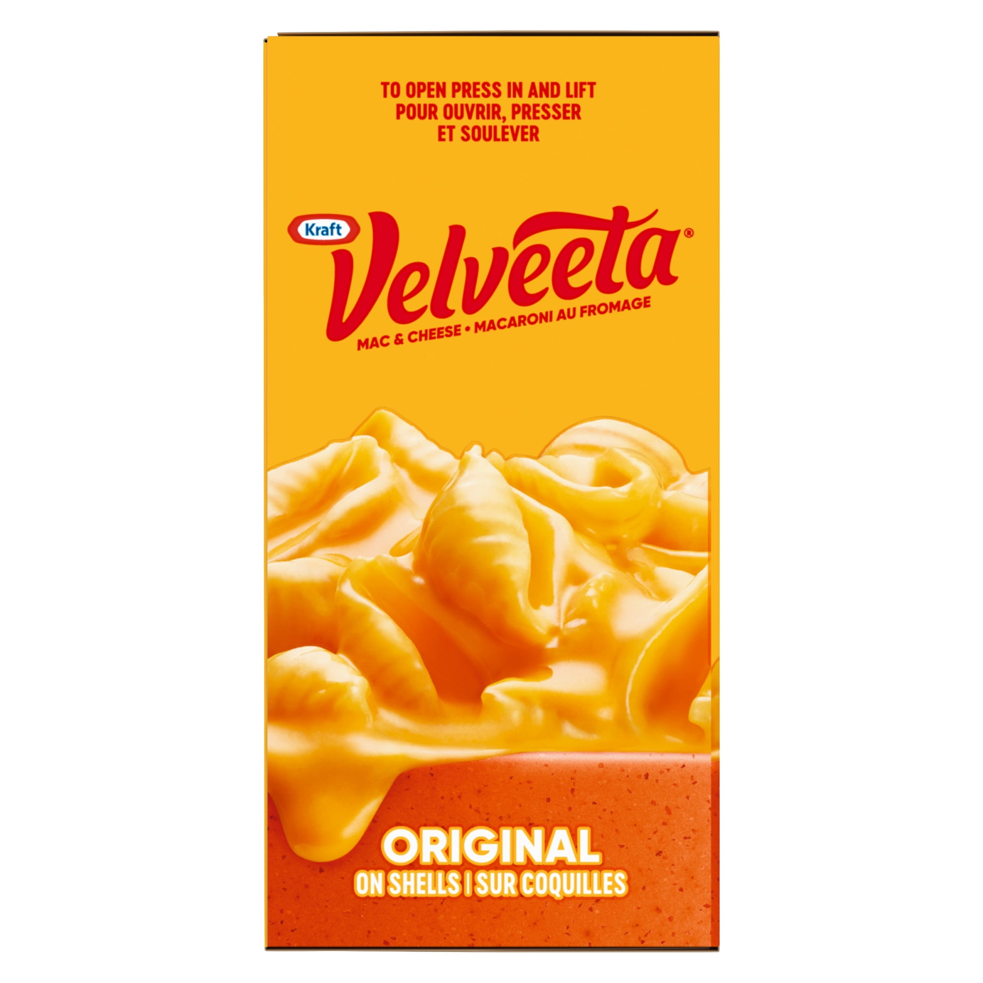 Macaroni Au Fromage Deluxe Velveeta Original Sur Coquillettes, Boîte