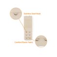 thumbnail image 4 of INSPIRE CHIC Women's Elastic Bra Hook Extensions 3 Rows 2 Pcs Apricot 3and Skin Color, 4 of 6