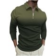 thumbnail image 1 of Pisexur Chandails en Molleton pour Hommes à Manches Longues, Chandail à Col Rabattu, Mode Décontractée, Patchwork de Couleurs Surdimensionné, Chandail-Over, Fermeture Éclair Quart, Chemises de Gym Athlétiques, Chandail en Molleton Grande Taille M-6TG, 1 of 5