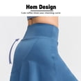 thumbnail image 2 of 2 in 1 Women Sport Skirt with Shorts Pockets Quick Dry Ruffled High Waist Athletic, 2 of 8