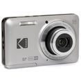 thumbnail image 3 of KODAK PIXPRO FZ55-SL 16MP CMOS Sensor Digital Camera 5X Optical Zoom 28mm Wide Angle 1080P Full HD Video 2.7" LCD Vlogging Camera Silver, 3 of 10