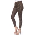 thumbnail image 3 of White Mark Pantalon pour Femme en Faux Suède à Imprimé Serpent, 3 of 5