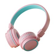 Meitianfacai Adaptive Noise Cancelling with Ambient Over-Ear Headphones, 5.3, Long battery life with speed charge, Lightweight, comfortable & foldable design（Pink)