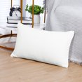 thumbnail image 2 of PiccoCasa Housses de Coussin Décoratives Douces Hydrofuges Blanches 12x20 Pouces, 2 of 7