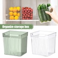 thumbnail image 4 of SuChun Produce Storage Multi Purpose Refrigerator Storage Box Kitchen Organizer For Fridge Freezer Side Door Vegetable Fruit And Food Container Storage Box Most Standard Clear, 4 of 8
