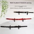 thumbnail image 2 of relayinert 2 Pcs Mural en Bois Massif Ranger Différents Samouraïs Installation Facile Maison Support Mural de Rangement pour Pistolets type+4, 2 of 6