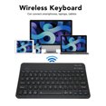 thumbnail image 4 of 10 Inch Wirelessly Bluetooths Keyboard, Ultra Thin Stable Connection, Quiet Waterproof Tablet Laptop Keyboard, Multi Applicable with Bluetooths, Portable for Travel, 4 of 7