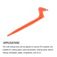 thumbnail image 5 of Unique Bargains Craft Cutting Tools, 360 Degree Rotating Blades Cutter with 15 Degree Blade, Orange, 5 of 5
