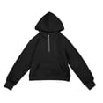 thumbnail image 3 of RXIRUCGD Hauts à Manches Longues pour Enfants Hommes et Femmes Col Rond, Noir, Taille : 160, 3 of 3