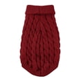 thumbnail image 4 of Fashiom Pets Solid Winter Dog Sweater Knitted Warm Sleeveless Pet Clothes, 4 of 9
