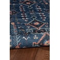 thumbnail image 2 of Larson 3' x 5' Washable Accent Rug, Teal and Ivory, 2 of 7