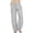 Grey, variant on Women's Linen Pants Elastic High Waist Drawstring Wide Leg Palazzo Yoga Trousers Dress Pants for Women Business Casual High Waist Womens Business Casual Pants Size 2 Formal Short Pants for Women