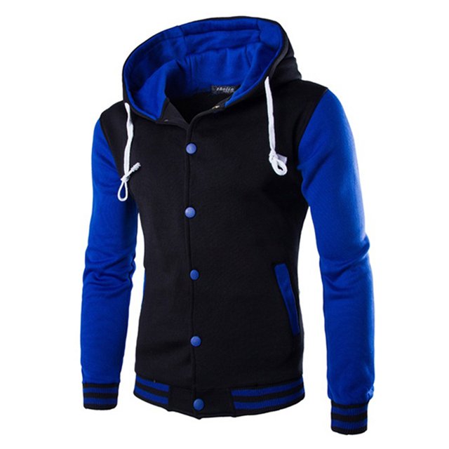 LUXUR Chandail à Manches Longues pour Homme, Décontracté, Automne, Bleu, 3TG