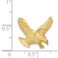 thumbnail image 2 of 10k Yellow Gold Eagle Necklace Charm Pendant Bird, 2 of 6