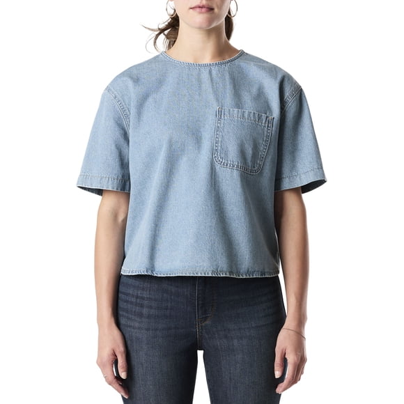 Levi Strauss Signature™ T-Shirt en Denim Vintage pour Femme