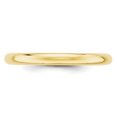 thumbnail image 2 of 10KY 2.5mm Half Round Band Size 5.5 Size 5.5, 2 of 3