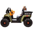 thumbnail image 4 of Fisher Price Power Wheels Arctic Cat Kids Ride On Electronic Vehicle, Army Green, 4 of 9