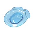 thumbnail image 1 of Esquirla Sitz Bath Multipurpose Sturdy Anti Overflow Soak Pan for Bathroom Dorm Hotel Blue, 1 of 8