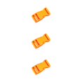 thumbnail image 2 of relayinert 10pcs/set Easy To Buckle Strap With Multi-Color Clasp Belt Buckles High Compatibility ABS Release Buckle Hook Buckle Orange color 3Set, 2 of 6