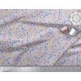 thumbnail image 3 of Soimoi Gray Poly Georgette Fabric Leaves,Insect & Floral Artistic Print Fabric by The Yard 52 Inch Wide, 3 of 3