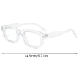 thumbnail image 2 of Square Rectangular Frame Blue Light Blocking Glasses For Men And Women With Thick, 2 of 2