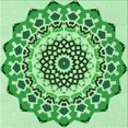 thumbnail image 1 of Ahgly Tapis d'Intérieur Lavable en Machine Carré Vert Clair, 4 Pieds Carré, 1 of 7