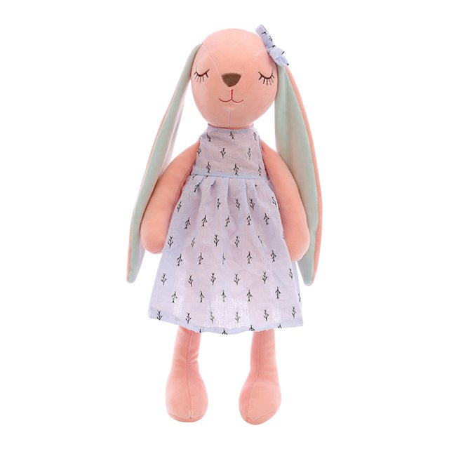 Mefallenssiah Poupée Créative Rabbit Jouet en Peluche Ornement Mignon Rabbit Coussins en Peluche Oreilles Longues Rabbit Poupée Fille Cadeau pour Enfants