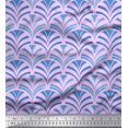 thumbnail image 1 of Soimoi Rayon Fabric Scales Geometric Print Sewing Fabric Yard 56 Inch Wide, 1 of 3