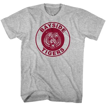 Saved by the Bell Bayside Tigers Gray Heather T-Shirt