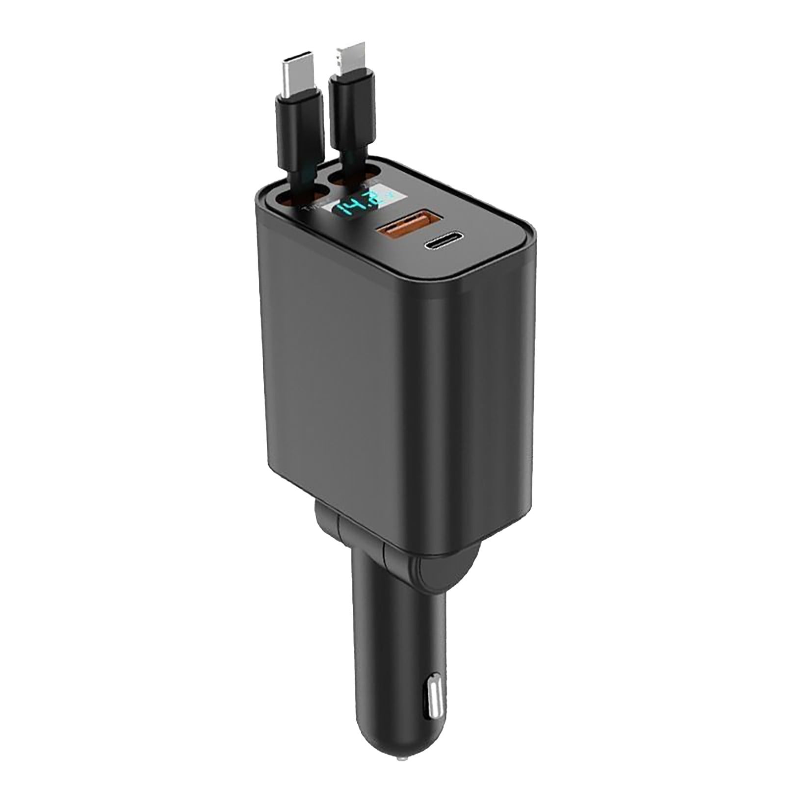 Scalable Car Charger [120W Car Charger] Car Charger Fast Charging Car Accessories Car Phone Charger Adapter