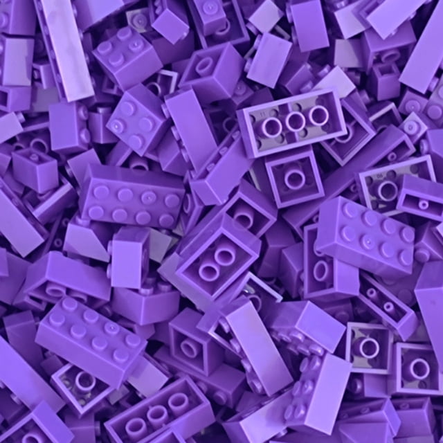 120/240PCS Building Blocks Lot Pack City Classic Bricks Sorted By Color Bricks Block Plate Creative Toy Compatible with Legoeds,purple,125g-120pcs