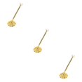 thumbnail image 4 of ZLight Ballpoint Pens Metal Wedding Ball Pen Guest Smooth Writing Tool Bank Counter Business Office Accessory Big Jewel/Gold 3Set, 4 of 6