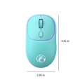 thumbnail image 3 of LSLJS Wireless Mouse with Dazzling Lights 2.4G Noiseless Mouse with Usb Receiver Portable Computer Mice for Desktop Computer Laptop, 3 of 4