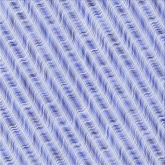 Ahgly Company Machine Washable Indoor Square Transitional Heavenly Blue Area Rugs, 8' Square