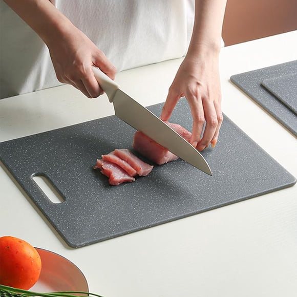 Cutting Board Kitchen Double Sided Cutting Board, Plastic Chopping Blocks Household Cutting Board, Meat Board Chopping Block Cutting Board(B)