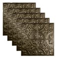 thumbnail image 1 of Great Lakes Tin Ceiling Tiles 2ft x 2ft 5 Pack Bronze Burst, 1 of 6
